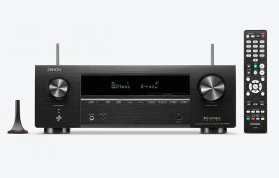 Denon 7.2 Channel 8K AV Receiver with 3D Audio, Voice Control and Built in Heos - AVRX1700HBKE3