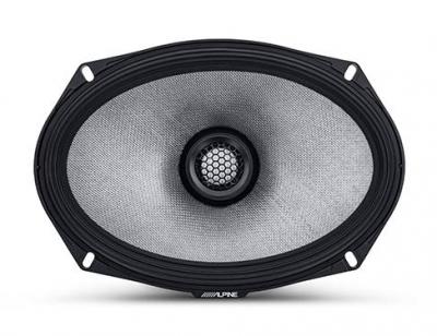 Alpine 6x9 Inch High-Resolution Coaxial Speaker Set - R2-S69