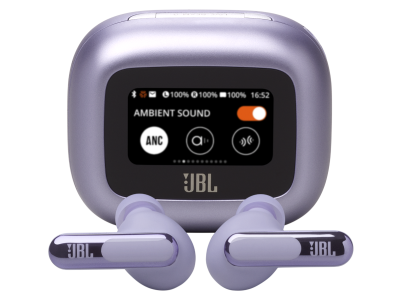 JBL Live Beam 3 True Wireless Noise-Cancelling Earbuds in Purple - JBLLIVEBEAM3PURAM