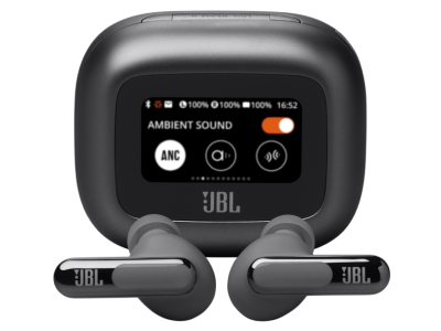 JBL Live Beam 3 True Wireless Noise-Cancelling Earbuds in Black - JBLLIVEBEAM3BLKAM