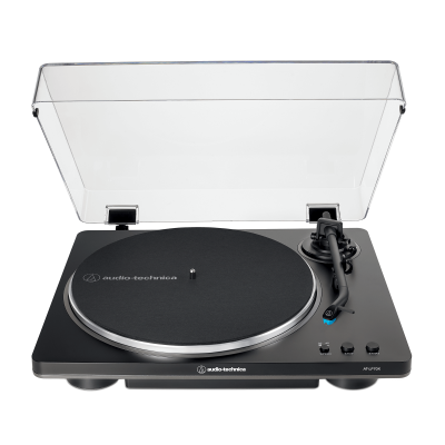 Audio Technica Fully Automatic Belt-Drive Turntable in Black/Gray - AT-LP70X-BG