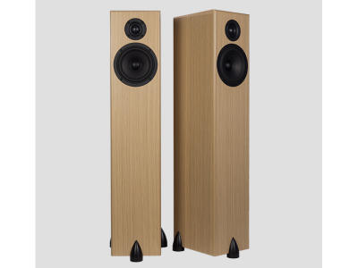 Totem Acoustic Bison 2-Way Tower Speaker in White Oak - BISON TOWER (WO)