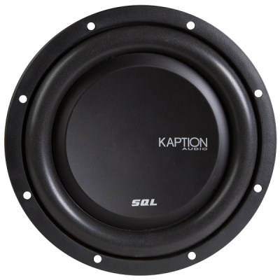 Kaption Audio SQL Series Flat SubWoofer 400 Watt RMS Dual 4 Ohms - 570-SQLFW10D4