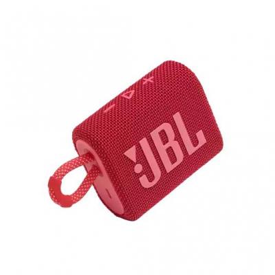 JBL Go 3 Portable Bluetooth Speaker in Red - JBLGO3REDAM