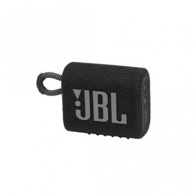 JBL Go 3 Portable Bluetooth Speaker in Black - JBLGO3BLKAM