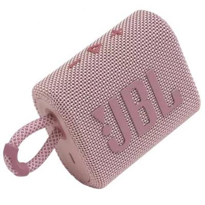 JBL Go 3 Portable Bluetooth Speaker in Pink - JBLGO3PINKAM