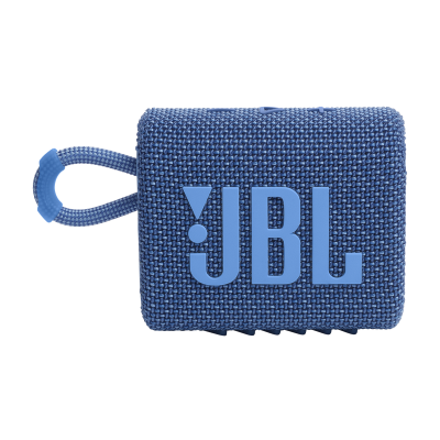 JBL Ultra-portable Waterproof Speaker in Blue - JBLGO3ECOBLUAM