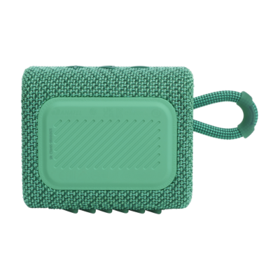 JBL Go 3 Eco Ultra-Portable Waterproof Speaker in Green - JBLGO3ECOGRNAM