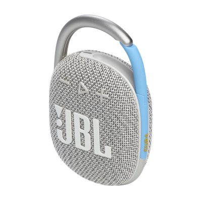 JBL Ultra-portable Waterproof Speaker in White - JBLCLIP4ECOWHTAM